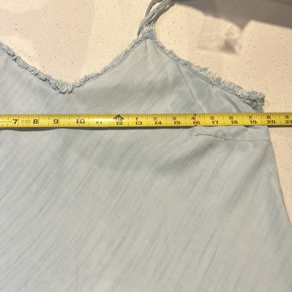 DEX Frayed Edge Tencel Camisole Bleach Wash Top Women size XL - Picture 14 of 15